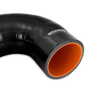 Mishimoto Silicone Intake Hose Black (FRONT): Dodge Ram 2500/3500/4500 03-07 5.9L Cummins