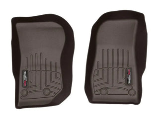 WeatherTech Front FloorLiners DigitalFit (FRONT): Jeep Wrangler JK 2014-2018 Cocoa