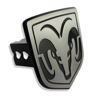 American Brother Designs Custom Hitch Cover 2" Receiver (Line Grained): Jeep Wrangler / Gladiator (07-26)