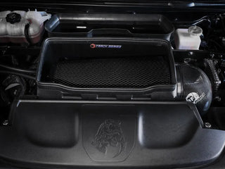 AFE Track Series Carbon Fiber Cold Air Intake System: Dodge Ram 6.2L TRX 2021 - 2023