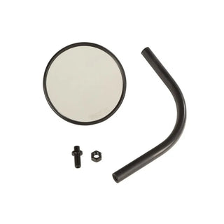 Rugged Ridge Round Trail Mirror (F&R): Jeep Wrangler JL 2018-26 / Gladiator JT 2020-24 - Tough Satin Black