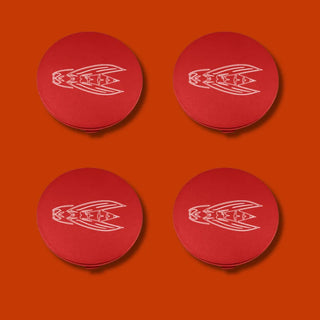 American Brother Designs Custom Billet Wheel Center Caps: Dodge Charger / Challenger / Durango (06-26)