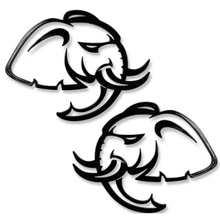 American Brother Designs Custom HELLEPHANT Cutout Exterior Badge: Dodge Challenger / Charger 2015 - 2023