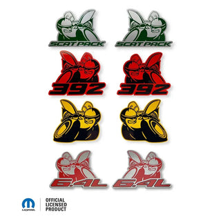 American Brother Designs Custom SCATPACK (6.4L) Acrylic Badge (2-Color): Dodge Challenger / Charger (15-23)