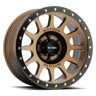 Method Wheels 305 / NV / Method Bronze® - Matte Black Lip | 20x9 | 8x6.5 | 18/5.75"