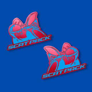 American Brother Designs Custom SCATPACK Acrylic Badge (2-Color): Dodge Challenger / Charger (15-23)