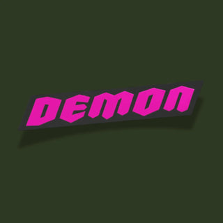 American Brother Designs Custom Acrylic DEMON FONT Badge (2 Color): Dodge Challenger & Charger 2015 - 2023