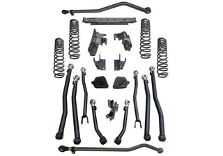 Superlift 4in JLU Long Arm Kit (F&R): Jeep Wrangler Unlimited 2018-2023 w/ King 2.0 Shocks