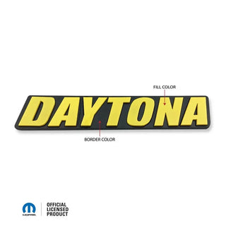 American Brother Designs Custom DAYTONA Front Grille Badge: Dodge Challenger / Charger 2006 - 2023