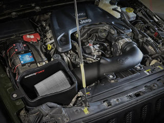 aFe Magnum FORCE Stage-2 Cold Air Intake Pro DRY S Filter (F&R): Jeep Wrangler JL 2018-26 / Gladiator JT 2020-24 3.6L