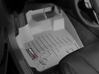 WeatherTech Front & Rear FloorLiners Grey: 11-12 Durango 2nd Row Bucket Seats