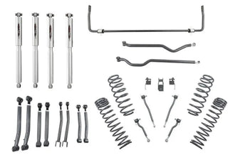 Belltech 4" Lift Kit w/ Trail Perf Shocks & Rear Sway Bar (F&R): Jeep Wrangler Unlimited JL 2018-2026