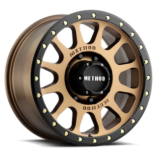 Method Wheels 305 / NV / Method Bronze® - Matte Black Lip | 20x9 | 6x5.5 | 18/5.75"