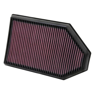 K&N High-Flow Original Lifetime Engine Air Filter: Fits Chrysler/Dodge 2011-2023 3.6L & 5.7/6.4L HEMI