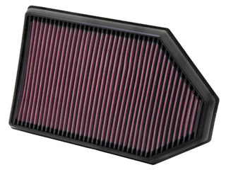 K&N High-Flow Original Lifetime Engine Air Filter: Fits Chrysler/Dodge 2011-2023 3.6L & 5.7/6.4L HEMI