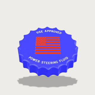 American Brother Designs Custom Power Steering Fluid Cap Cover: Jeep Wrangler JK 2007 - 2018