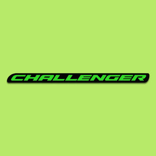 American Brother Designs Custom CHALLENGER Front Grille Badge: Dodge Challenger 2008 - 2023
