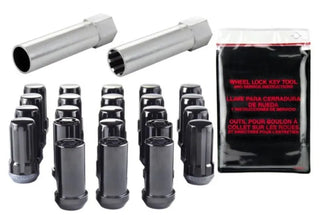 McGard SplineDrive Tuner Wheel Lock Kit M14x1.5 22mm Hex w/Tool (Cone): Jeep JL - Black