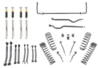 Belltech 4" Lift Kit w/ Trail Perf Plus Shocks & Rear Sway Bar (F&R): Jeep Wrangler Unlimited JL 2018-2026