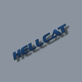 American Brother Designs Custom Acrylic HELLCAT FONT Badge: Dodge Challenger / Charger (15-23) - 1 Color