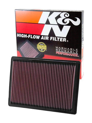 K&N High-Flow Original Lifetime Engine Air Filter: Fits Chrysler/Dodge 2005-2010 2.7/3.5L & 5.7/6.1L HEMI