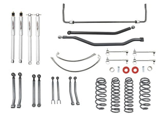 Belltech 4" Lift Kit w/ Trail Perf Shocks & Rear Sway Bar (F&R): Jeep Wrangler Unlimited JK 2007-2018