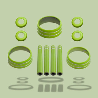 American Brother Designs Custom Interior Knob Kit: Dodge Charger 2015 - 2023