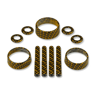 American Brother Designs Interior Knob Kit (Carbon Fiber): Dodge Challenger 2015 - 2023