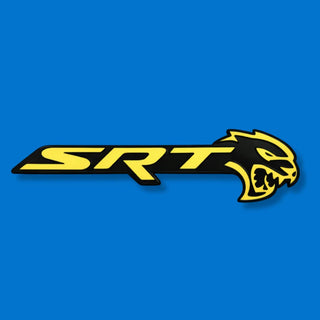 American Brother Designs Custom SRT HELLCAT Front Grille Badge (2-Color): Dodge Challenger 2015 - 2023