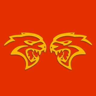 American Brother Designs Custom HELLCAT REDEYE Cutout Side Badge: Dodge Challenger / Charger (15-23)