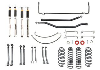 Belltech 4" Lift Kit w/ Trail Perf Plus Shocks & Rear Sway Bar (F&R): Jeep Wrangler Unlimited JK 2007-2018