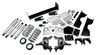 Belltech Lowering Kit 4" or 5" F 6" or 7" R drop With SP Shocks: Dodge Ram V8 (Regular Cab Auto Trans) 1994 - 1999