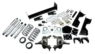 Belltech Lowering Kit 4" or 5" F 6" or 7" R drop With SP Shocks: Dodge Ram V8 (Regular Cab Auto Trans) 1994 - 1999