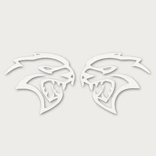 American Brother Designs Custom 4" Hellcat Cutout Badge: Dodge Durango SRT Hellcat 2021 - 2025