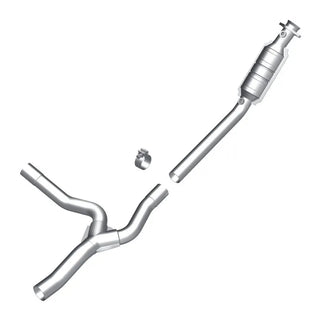 MagnaFlow HM Grade Direct Fit Catalytic Converter (PASSENGER): Dodge Ram 1500 2004-2005 3.7/4.7L w/ Torca Clamp