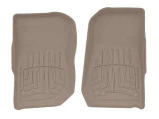 WeatherTech Front FloorLiners HP (FRONT): Jeep Wrangler JK 2014-2018 Tan