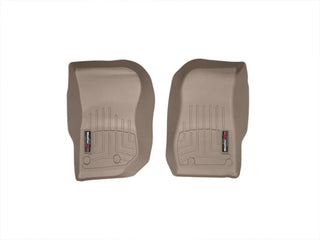 WeatherTech Front FloorLiners DigitalFit (FRONT): Jeep Wrangler JK 2014-2018 Tan