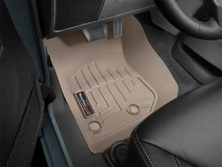 WeatherTech Front FloorLiners DigitalFit (FRONT): Jeep Wrangler JK 2014-2018 Tan