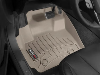 WeatherTech Front & Rear FloorLiners Tan: 11-12 Durango 2nd Row Bucket Seats