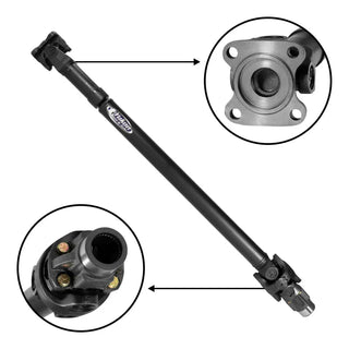 Yukon Gear & Axle Perf 1310 Front Driveshaft (FRONT): 18-26 Jeep Wrangler JL Sahara Selec-Trac Auto