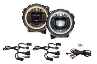 Diode Dynamics Elite LED Headlights (FRONT): Jeep Wrangler JL 2018-26 / Gladiator JT 20-24