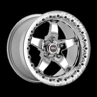 Weld S71 / Polished | 17x11 | 5x115 | +5mm - Beadlock
