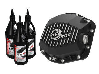 aFe Power Pro Series M220 Rear Diff Cover w/ Oil Sight Glass: Jeep Wrangler JL 2018-26 / Gladiator JT Rubicon 2020-25