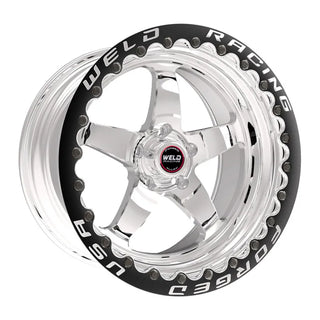 Weld S71 / Polished | 17x10 | 5x115 | +30mm - Beadlock