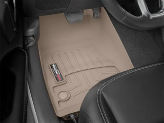 WeatherTech Front FloorLiners Tan: Jeep Wrangler JL / Gladiator JT 2018-26 / 20-24