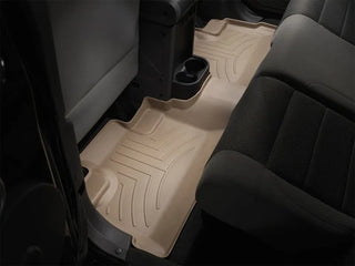 WeatherTech Rear Floorliner Tan: Jeep Wrangler Unlimited JK 2007-2013