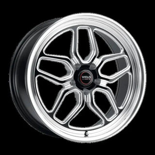Weld Laguna / Gloss Black Milled | 17x10 | 5x115 | +30mm - Beadlock