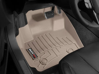 WeatherTech Floorliners (F&R) Tan: Jeep Wrangler Unlimited JK 2007-2013