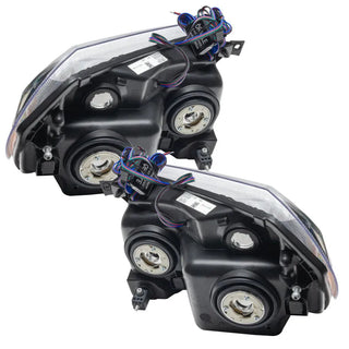 ORACLE Lighting Pre-Assembled Halo Headlights Chrome ColorSHIFT (F&R): Magnum 2005-2007