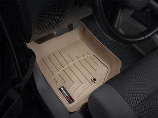 WeatherTech Front FloorLiner DigitalFit (FRONT): Jeep Wrangler JK 2007-2013 Tan